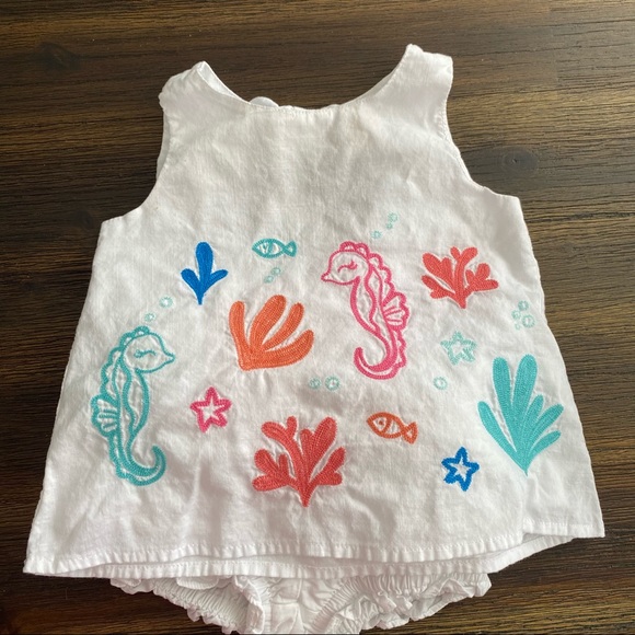 Gymboree White with Bright Embroidery 6-12 Months - Picture 1 of 6